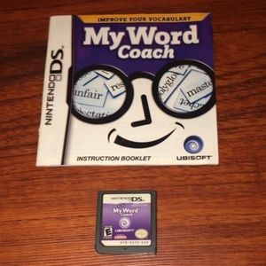 Nintendo DS My Word Coach Game